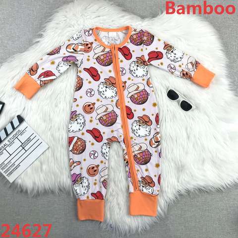Bamboo Long Sleeve Zippered Onesie