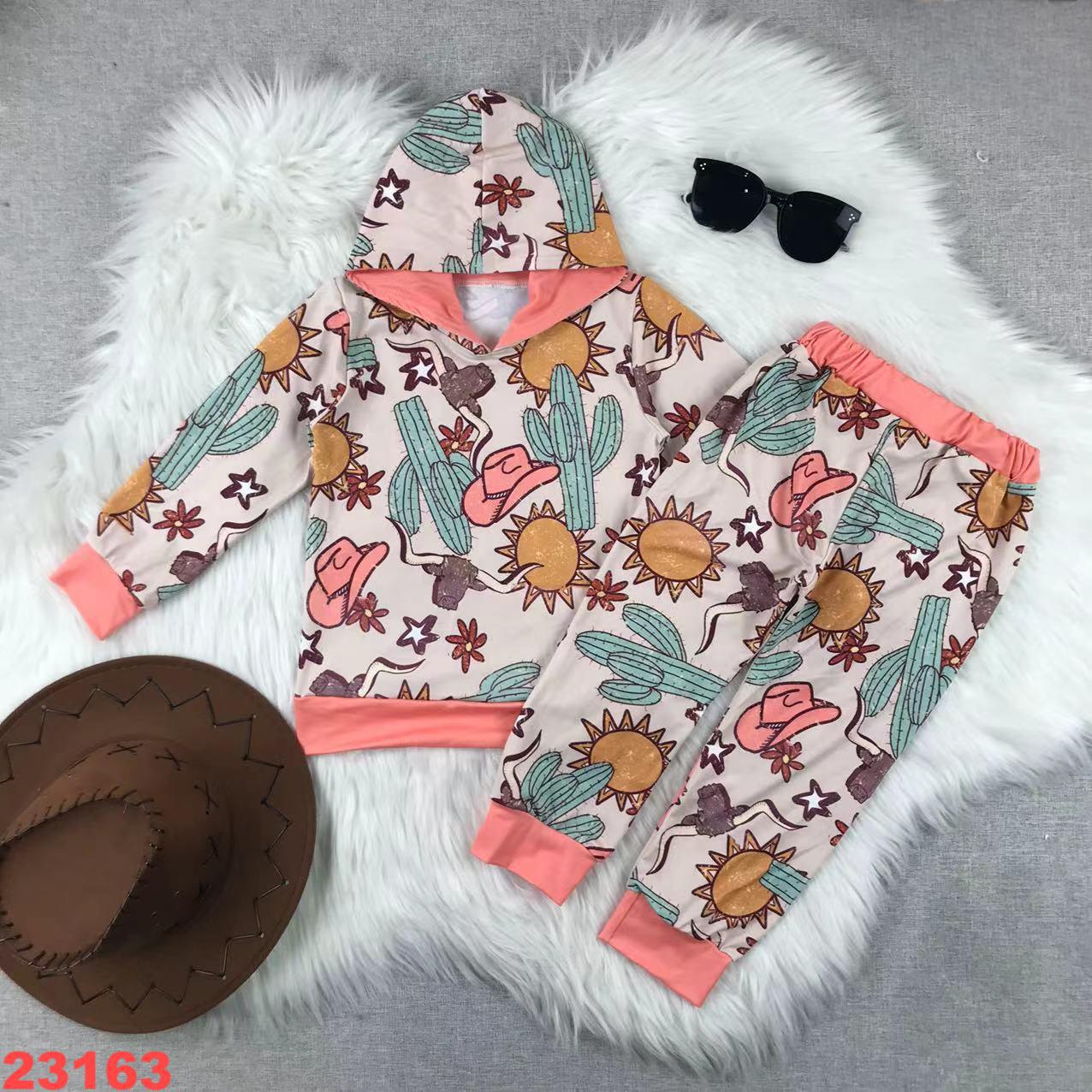 Kid's Printed Hoodie and Pants Set