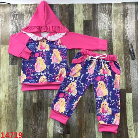 Children's Barbie Long Sleeve Hoodie and Pants Set