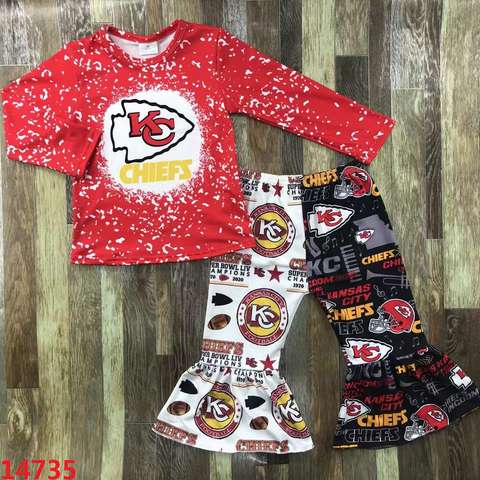Kansas City Chiefs Long Sleeve Outfit for Kids