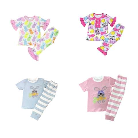 Children's Bunny Graphic Pajama Set