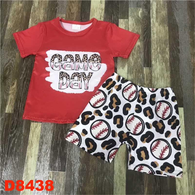 Kids Game Day Short Sleeve Outfit Set