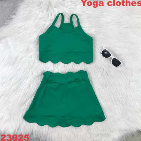 Kids' Green Yoga Set
