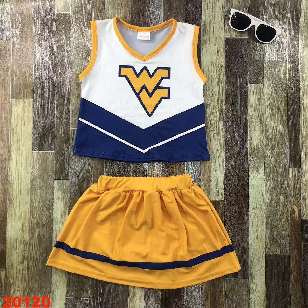 Children's Cheerleading Short Sleeve Set
