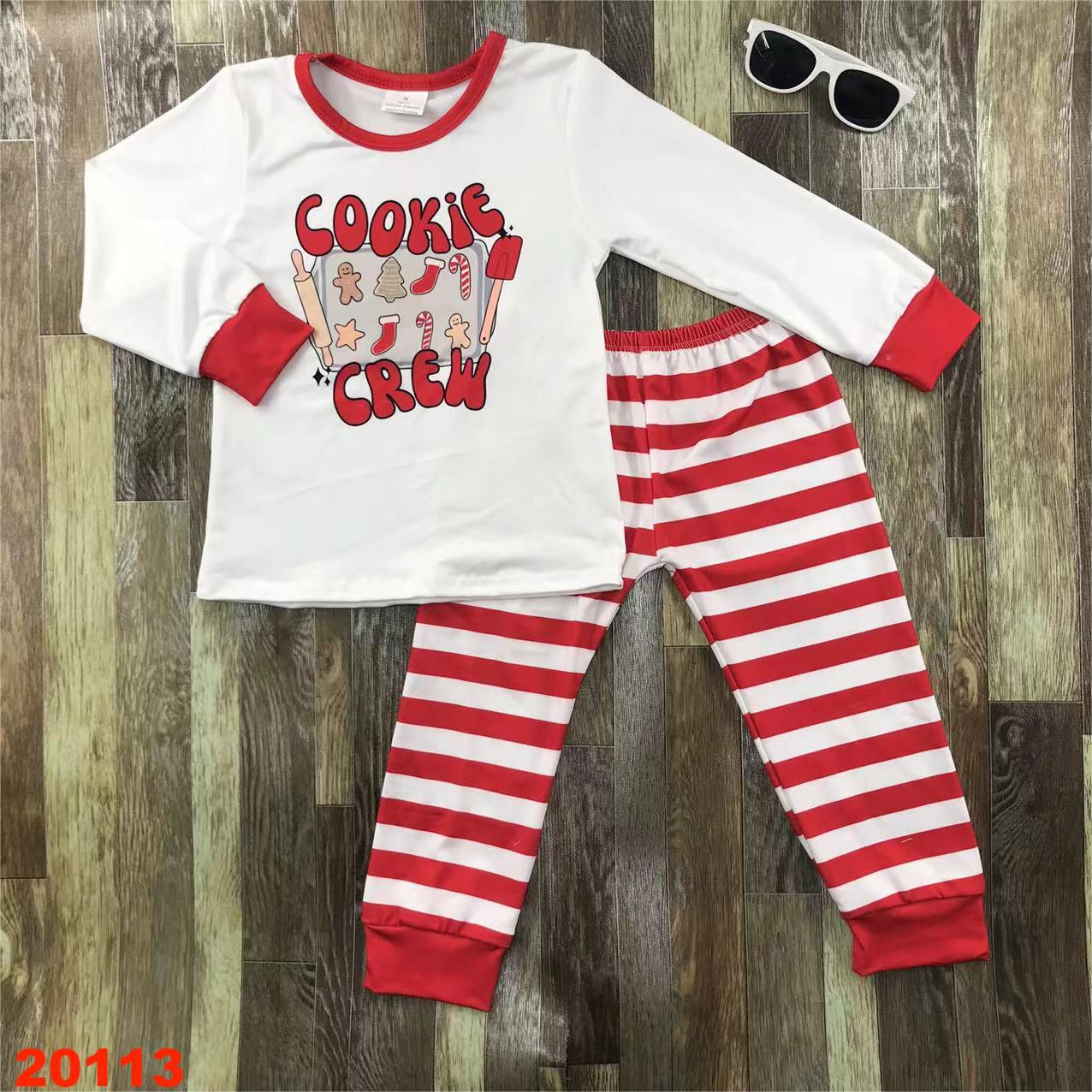 Children's Cookie Crew Long Sleeve Pajama Set