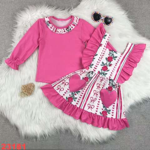 Floral Long Sleeve Dress Set