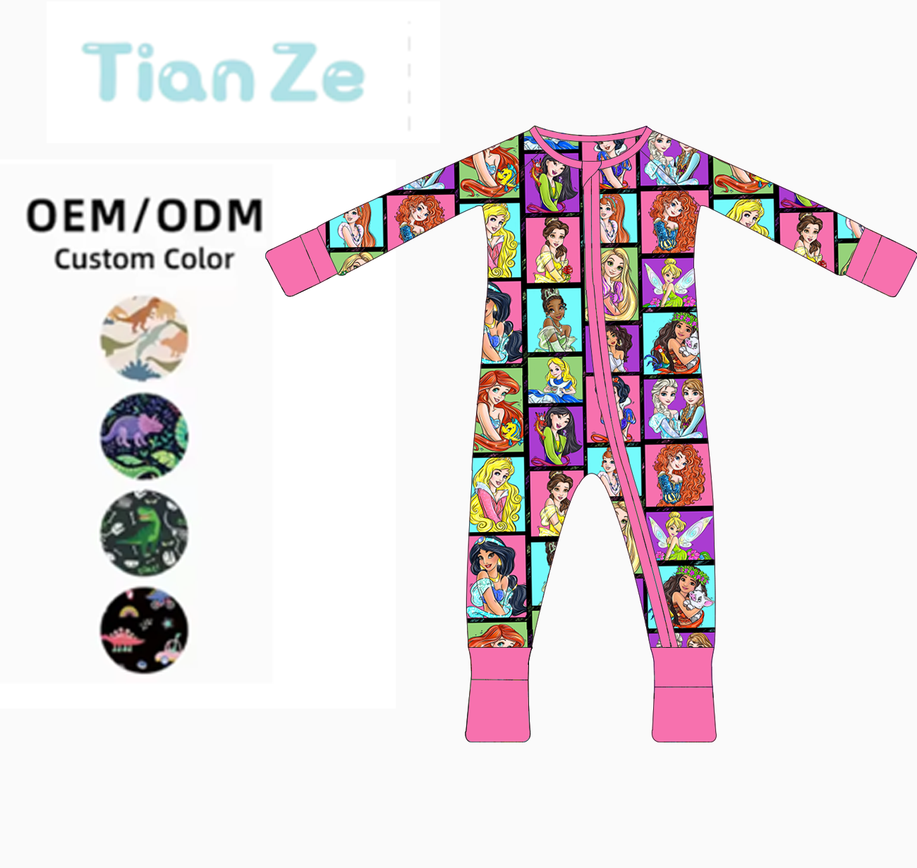 Private Label Baby Onesie With Name Oem Factory