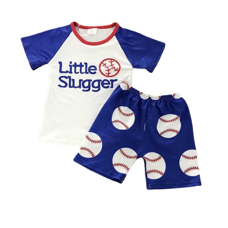 Little Slugger Baseball Short Sleeve Set
