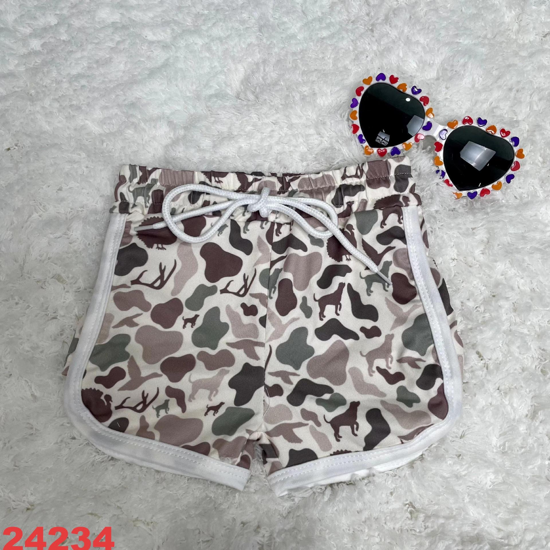 Children's Camouflage Print Shorts