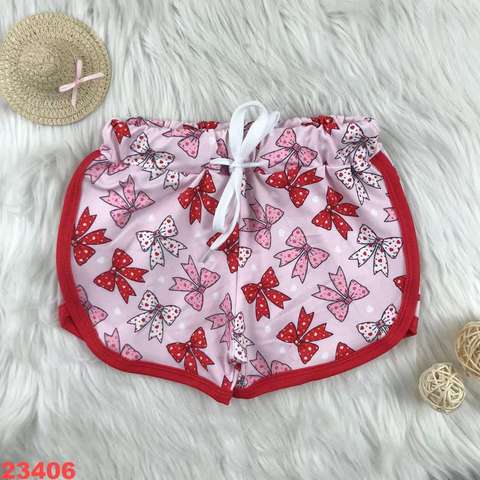 Bow-Printed Children's Shorts