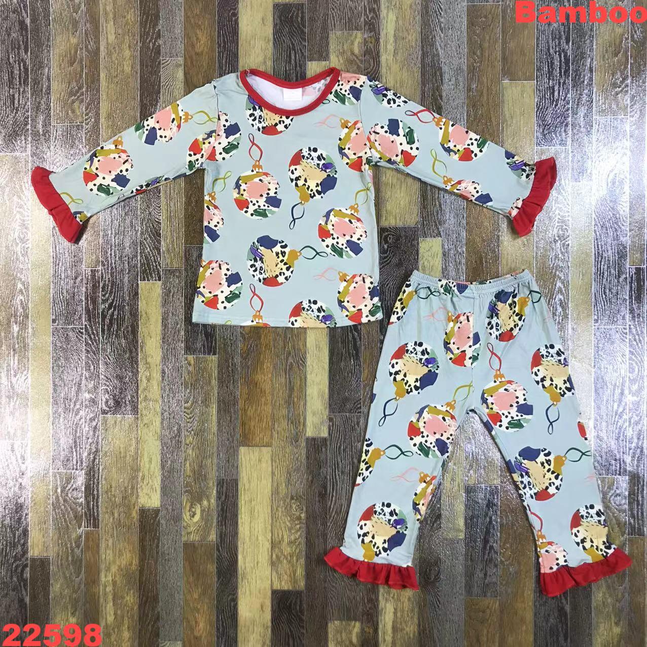Kids' Long Sleeve Printed Pajama Set