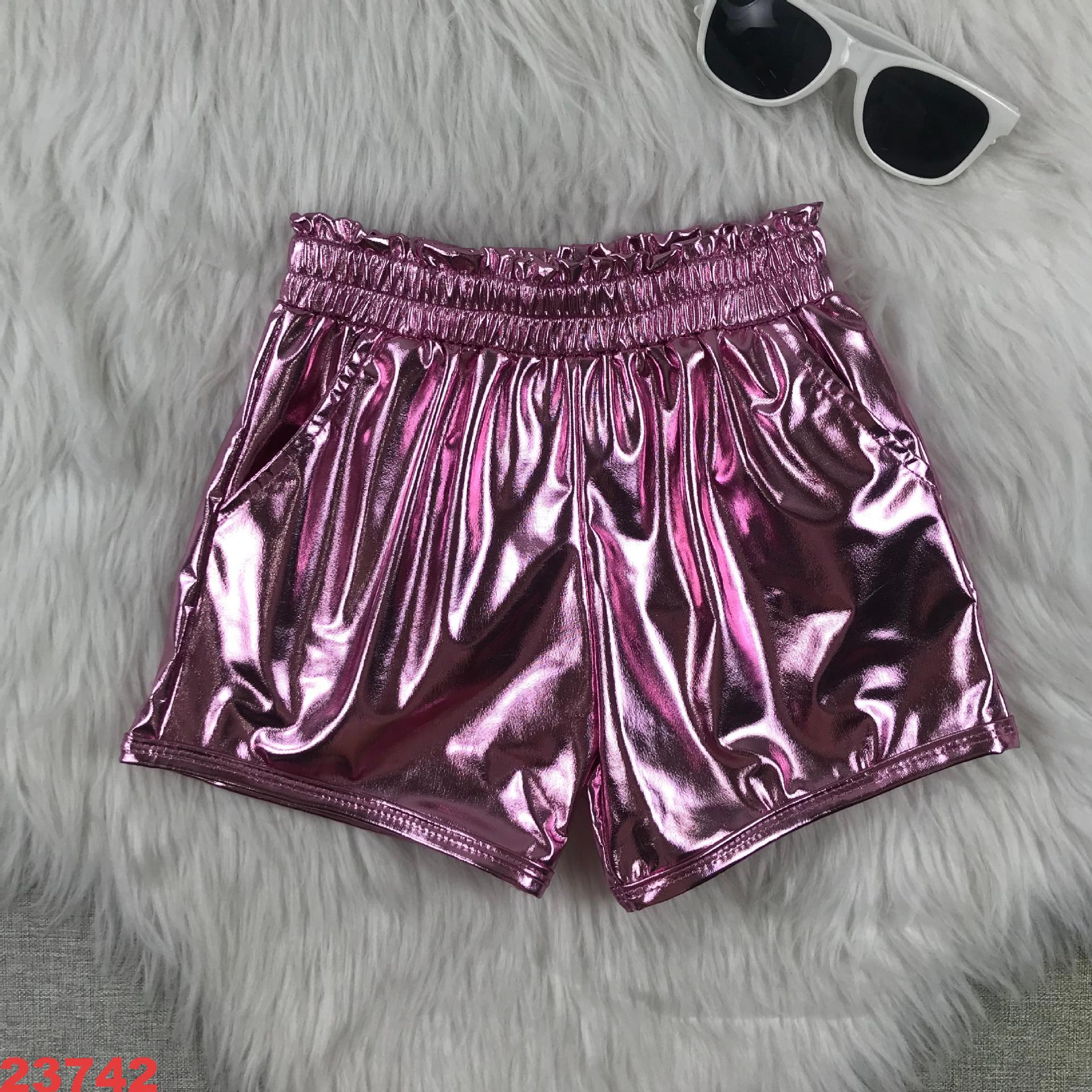 Metallic Pink Shorts