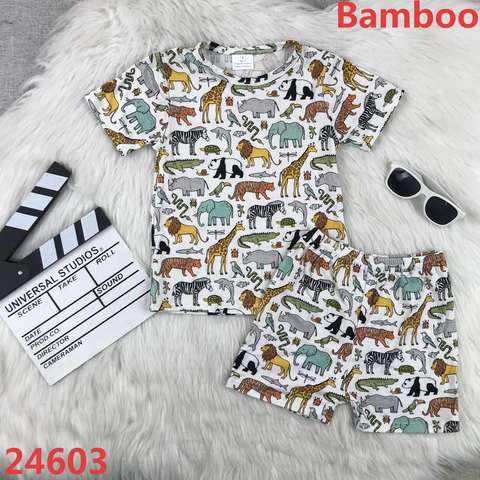 Animal Print Short Sleeve Set