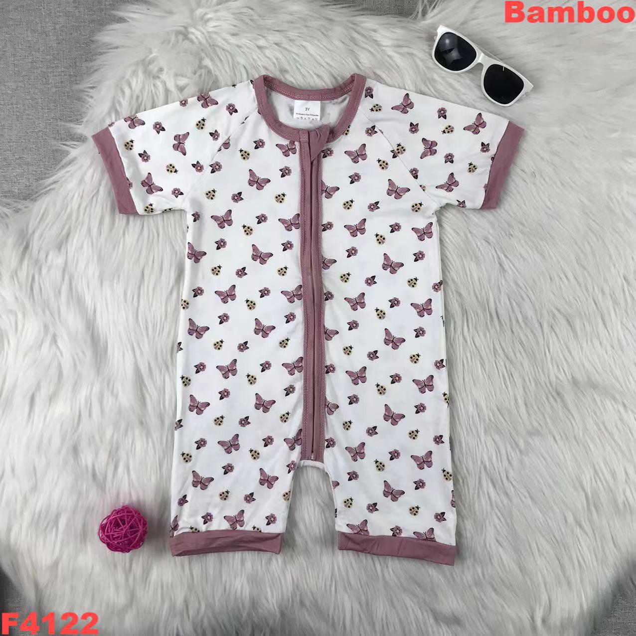 Butterfly Print Short Sleeve Romper