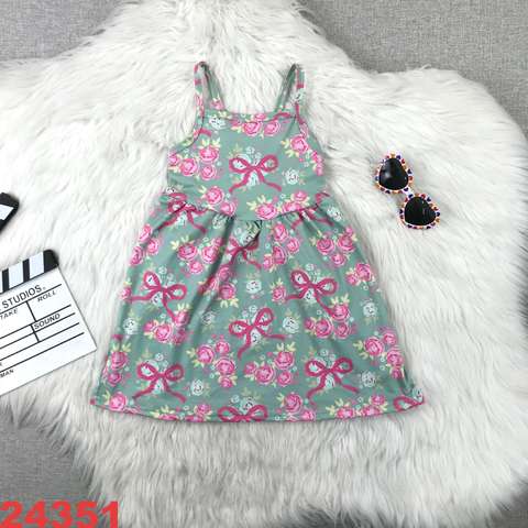 Floral Sleeveless Children's Dress