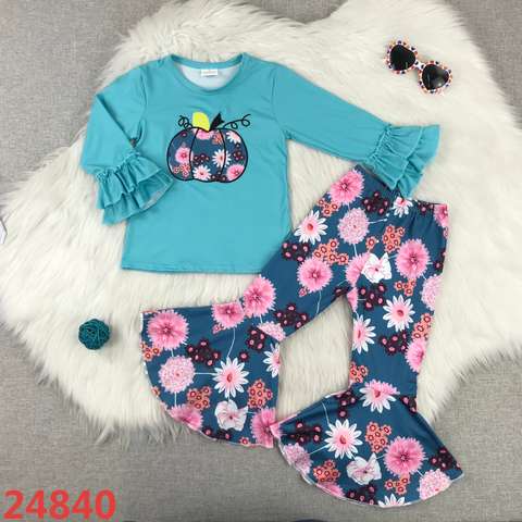Floral Pumpkin Long Sleeve Set