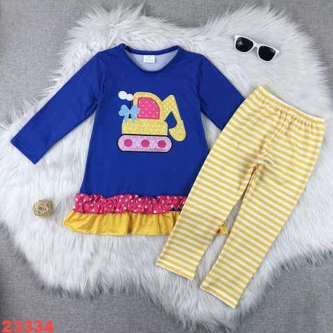 Children's Long Sleeve Excavator Set