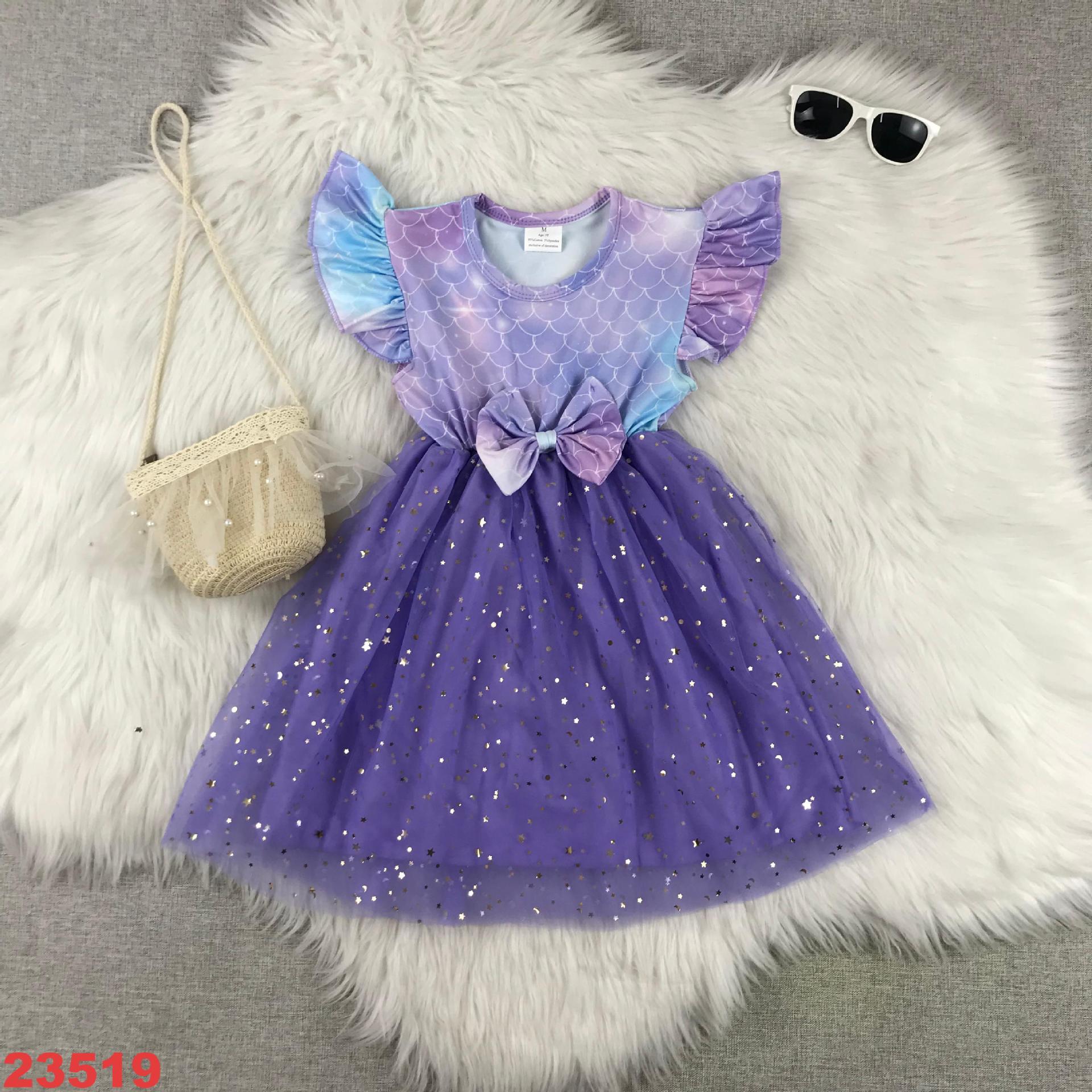 Girls' Glittery Mermaid-style Dress
