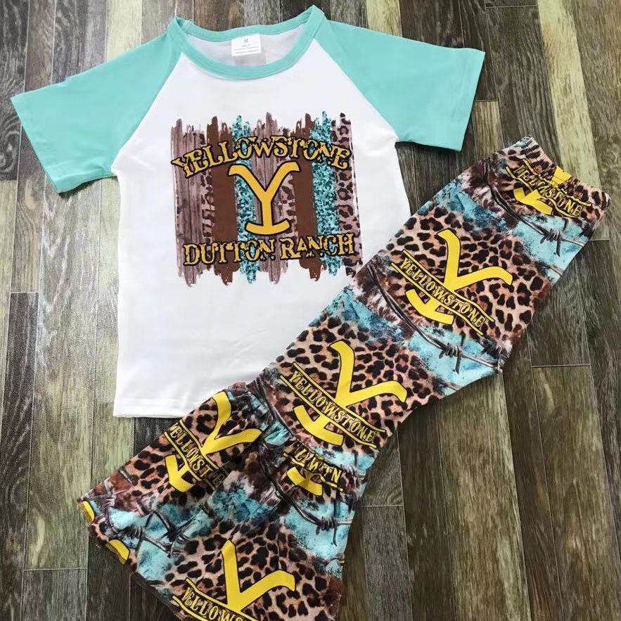 Yellowstone Dutton Ranch Short Sleeve Set