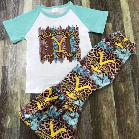 Yellowstone Dutton Ranch Short Sleeve Set