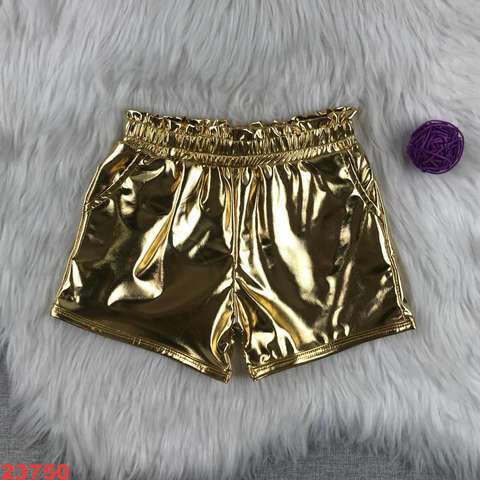 Children's Metallic Gold Shorts