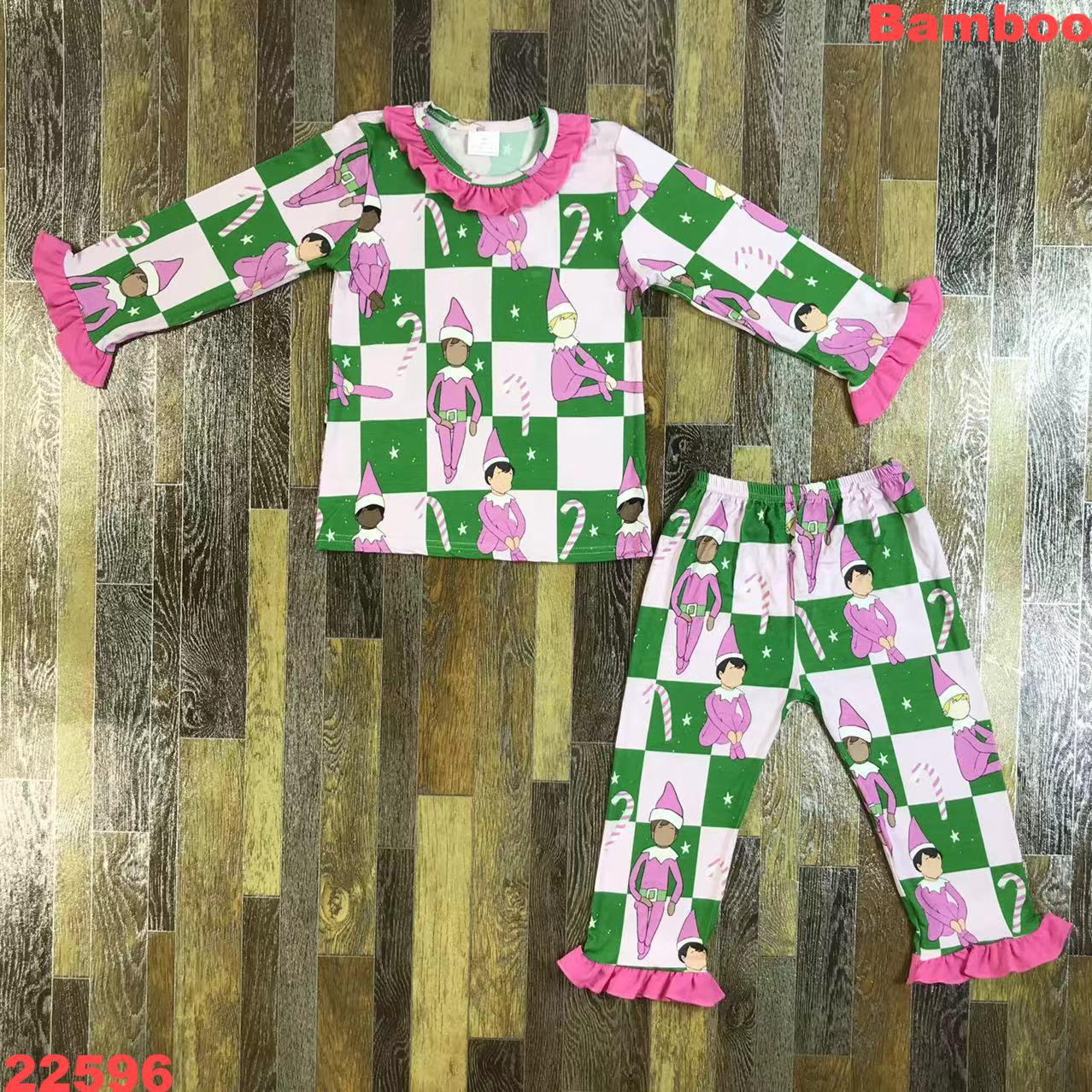 Festive Long Sleeve Elf Kids Set