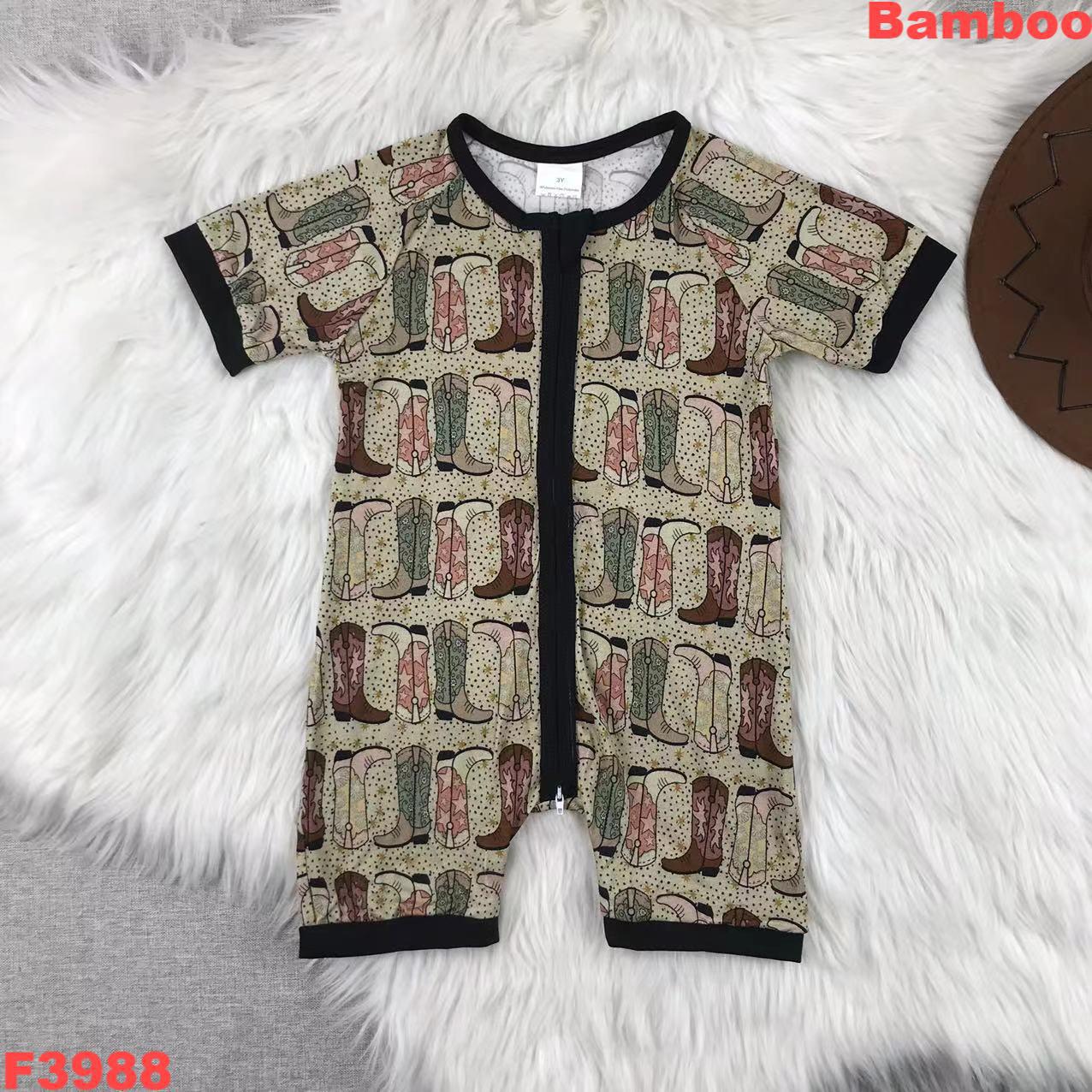 Children's Short Sleeve Zippered Romper