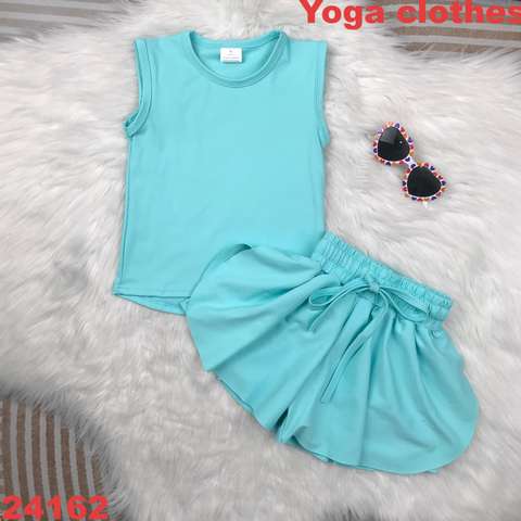 Children's Sleeveless Top and Skirt Set