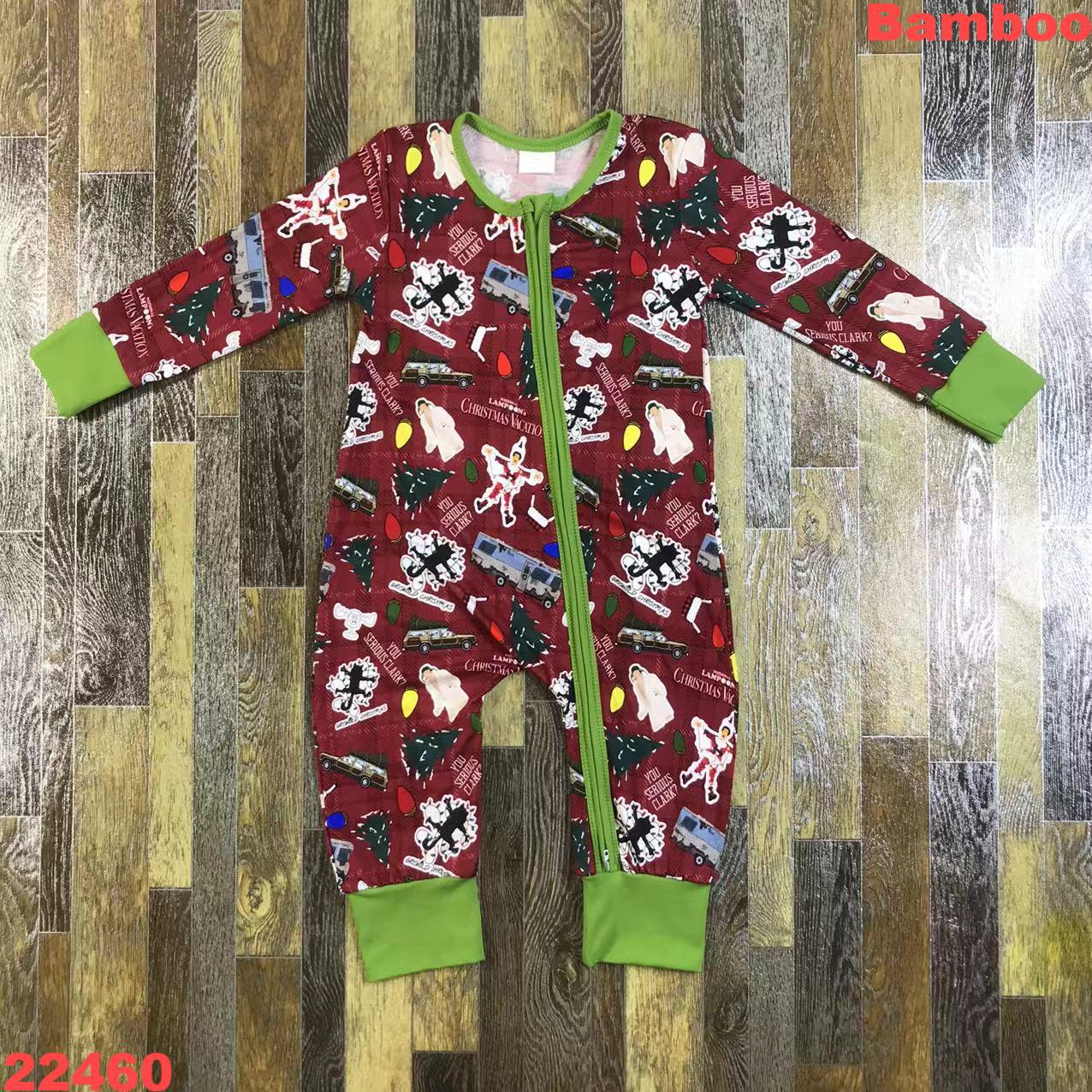 Christmas-Themed Long Sleeve Romper