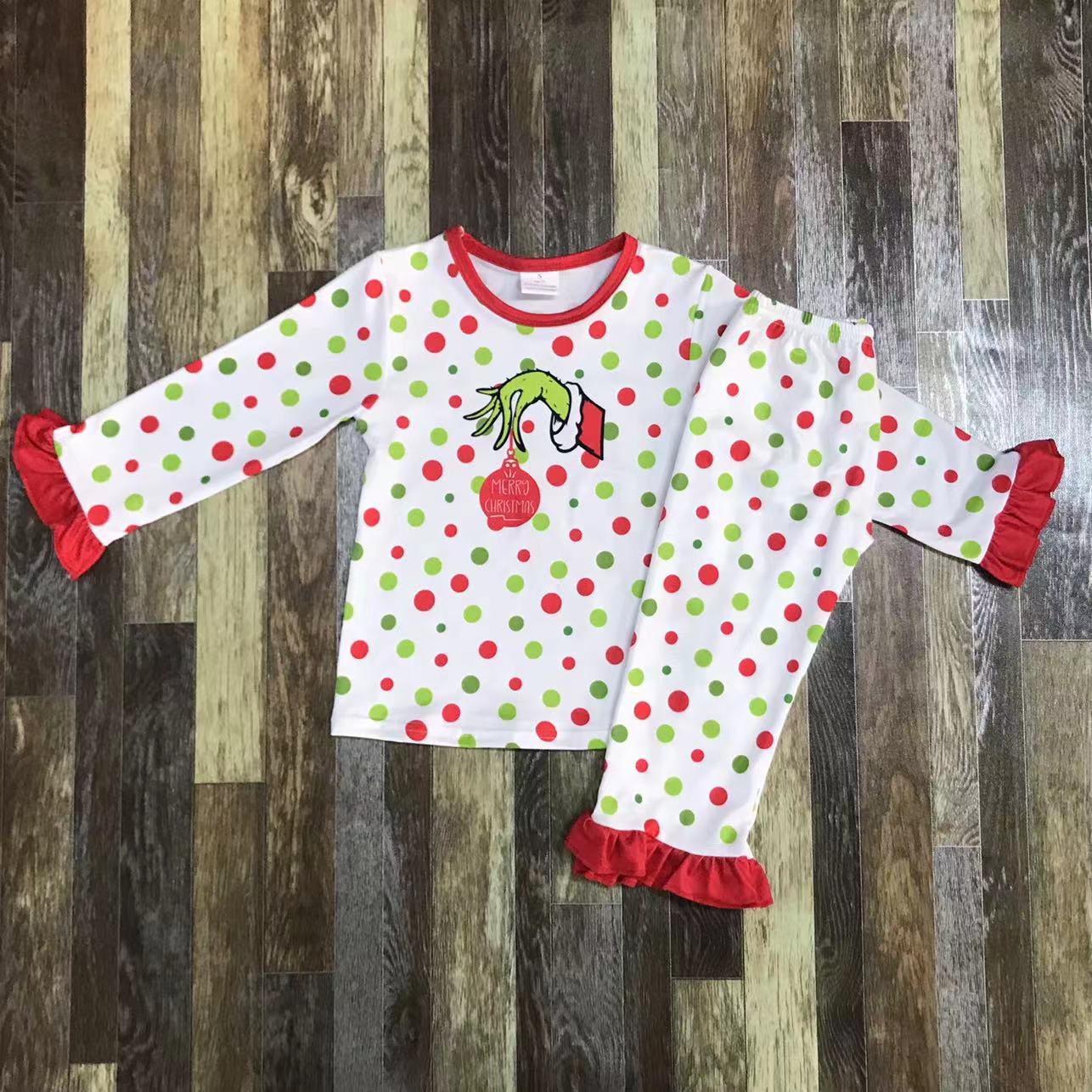 Festive Christmas Long Sleeve Pajama Set