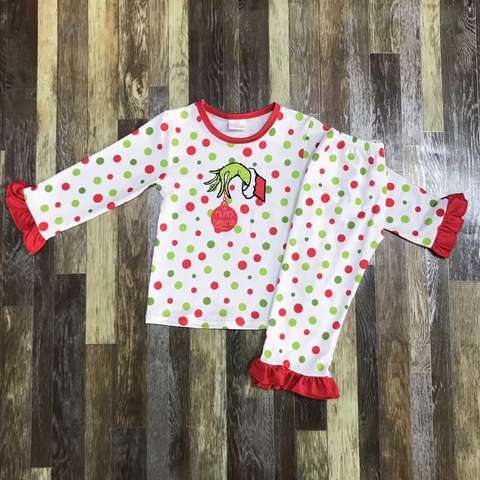 Festive Christmas Long Sleeve Pajama Set