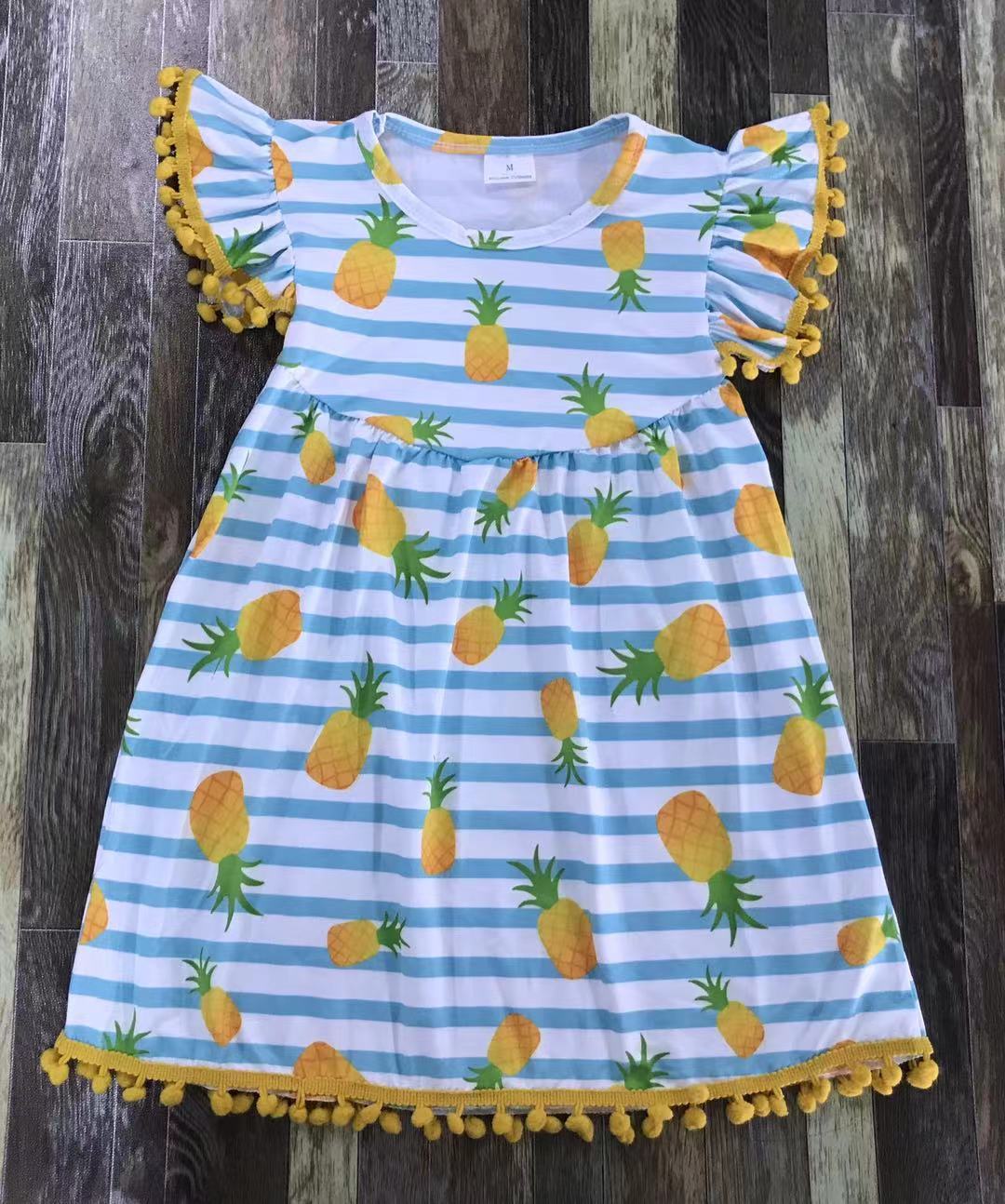 Children's Pineapple Print Dress
