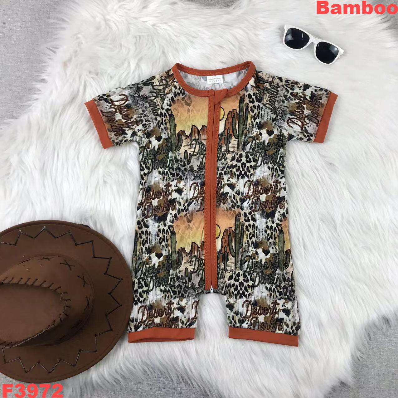 Desert-Themed Short Sleeve Romper