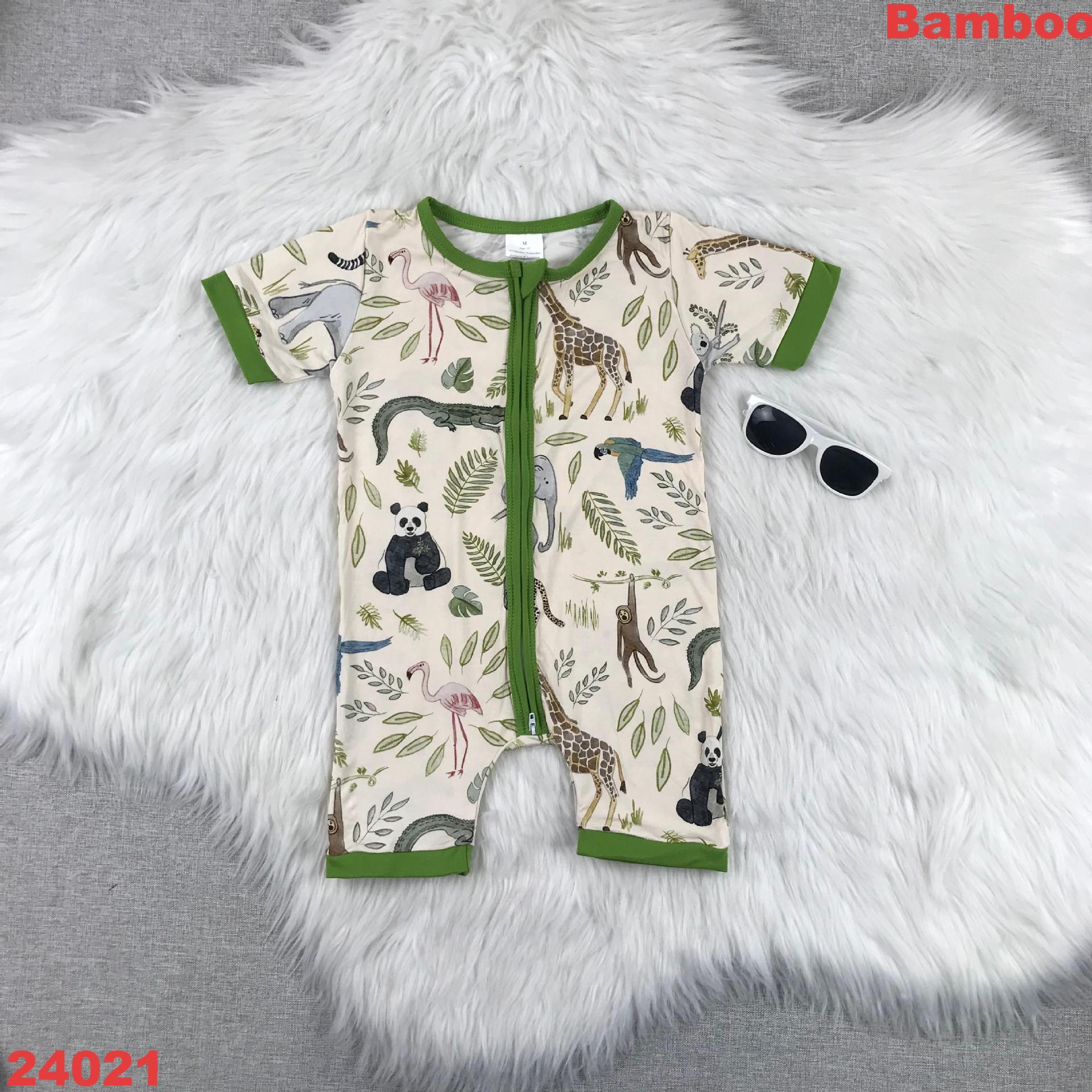 Animal Print Short Sleeve Romper