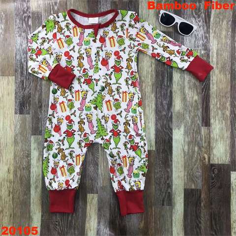 Children's Long Sleeve Bamboo Fiber Romper