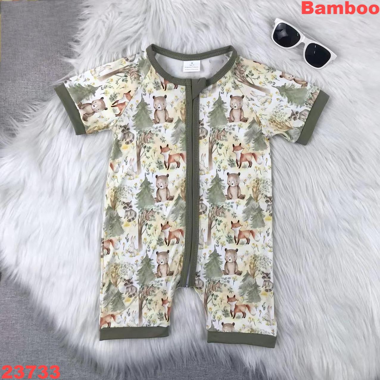 Forest-Themed Baby Romper