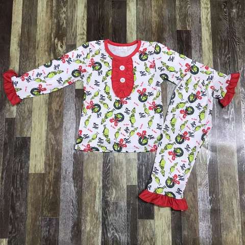 Festive Long Sleeve Pajama Set