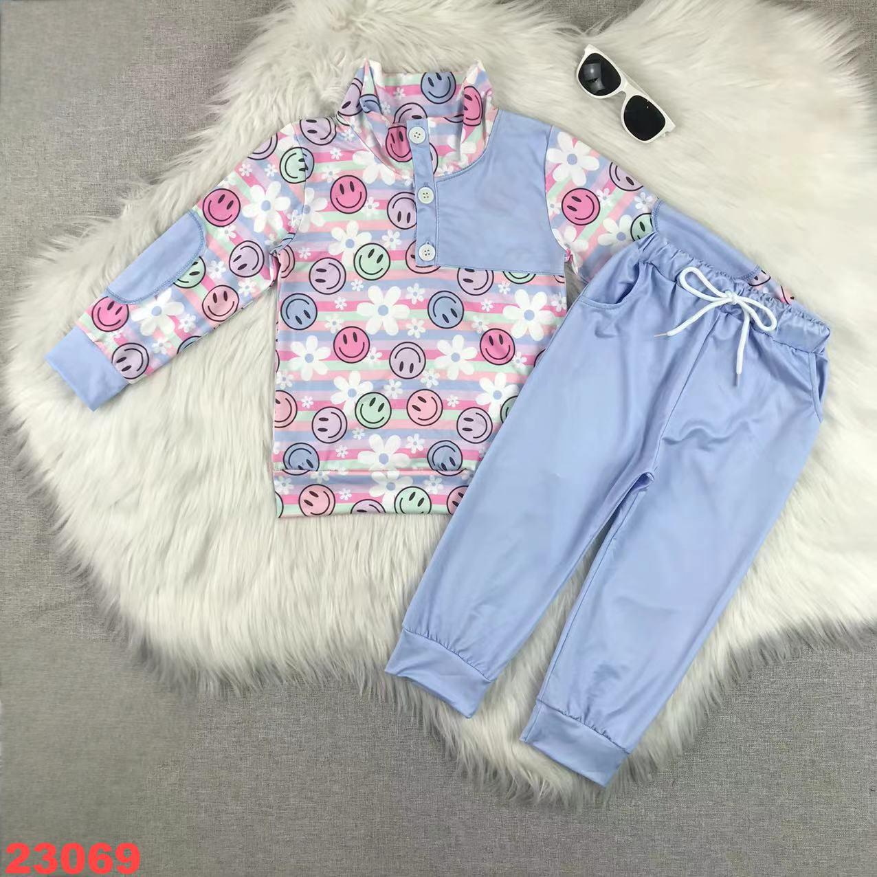 Happy Face Long Sleeve Children's Set
