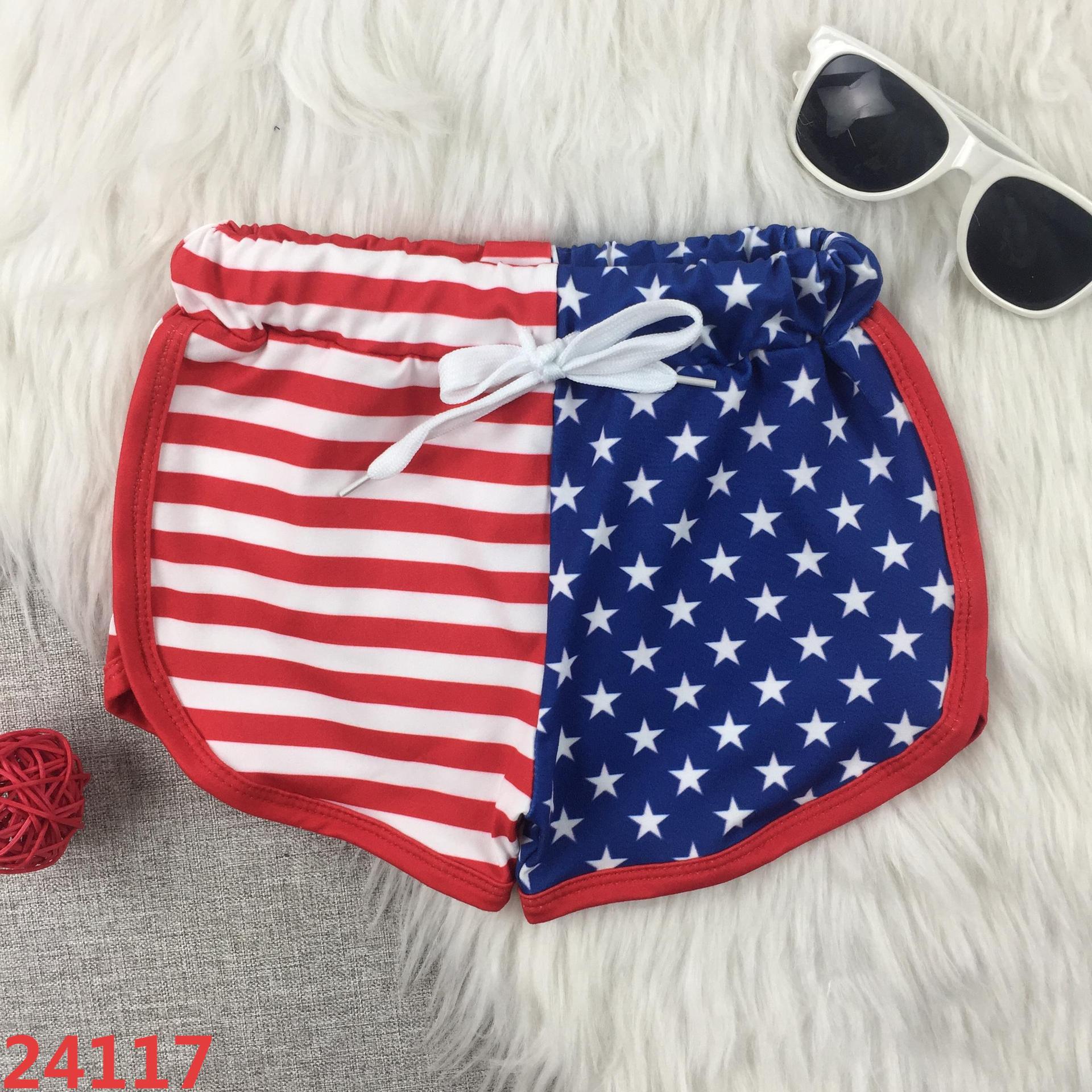 Patriotic Style Kids Shorts