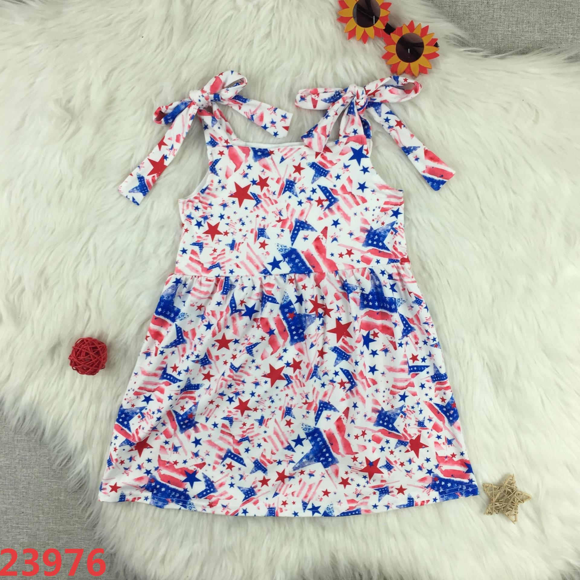Patriotic Stars and Stripes Dress