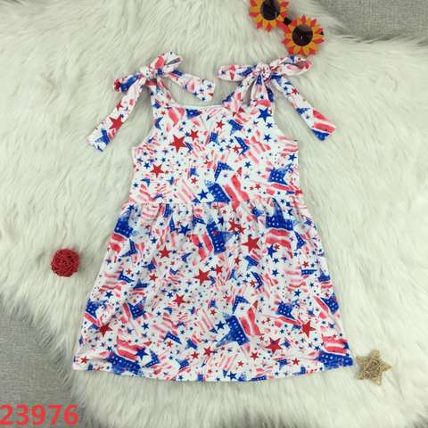 Patriotic Stars and Stripes Dress