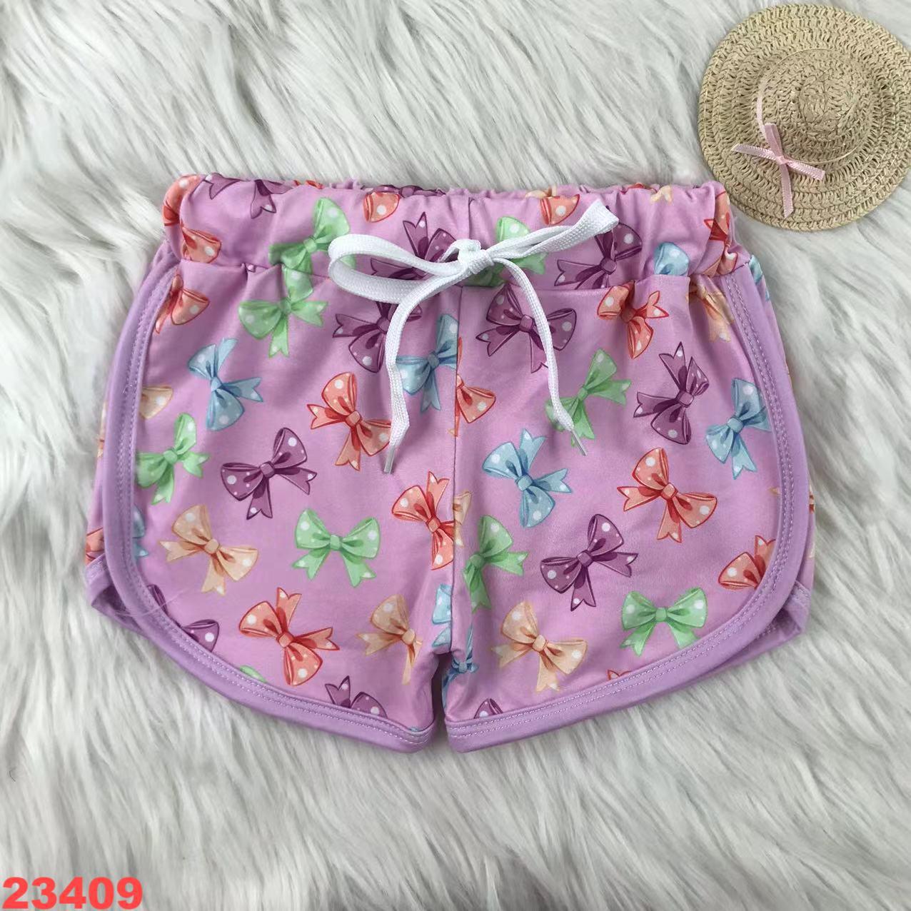 Kids' Bow Print Shorts