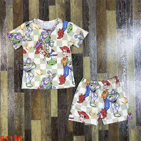 Toy Story-Themed Short Sleeve Set