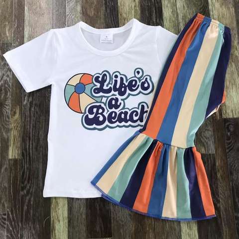 Life's a Beach Short Sleeve Set