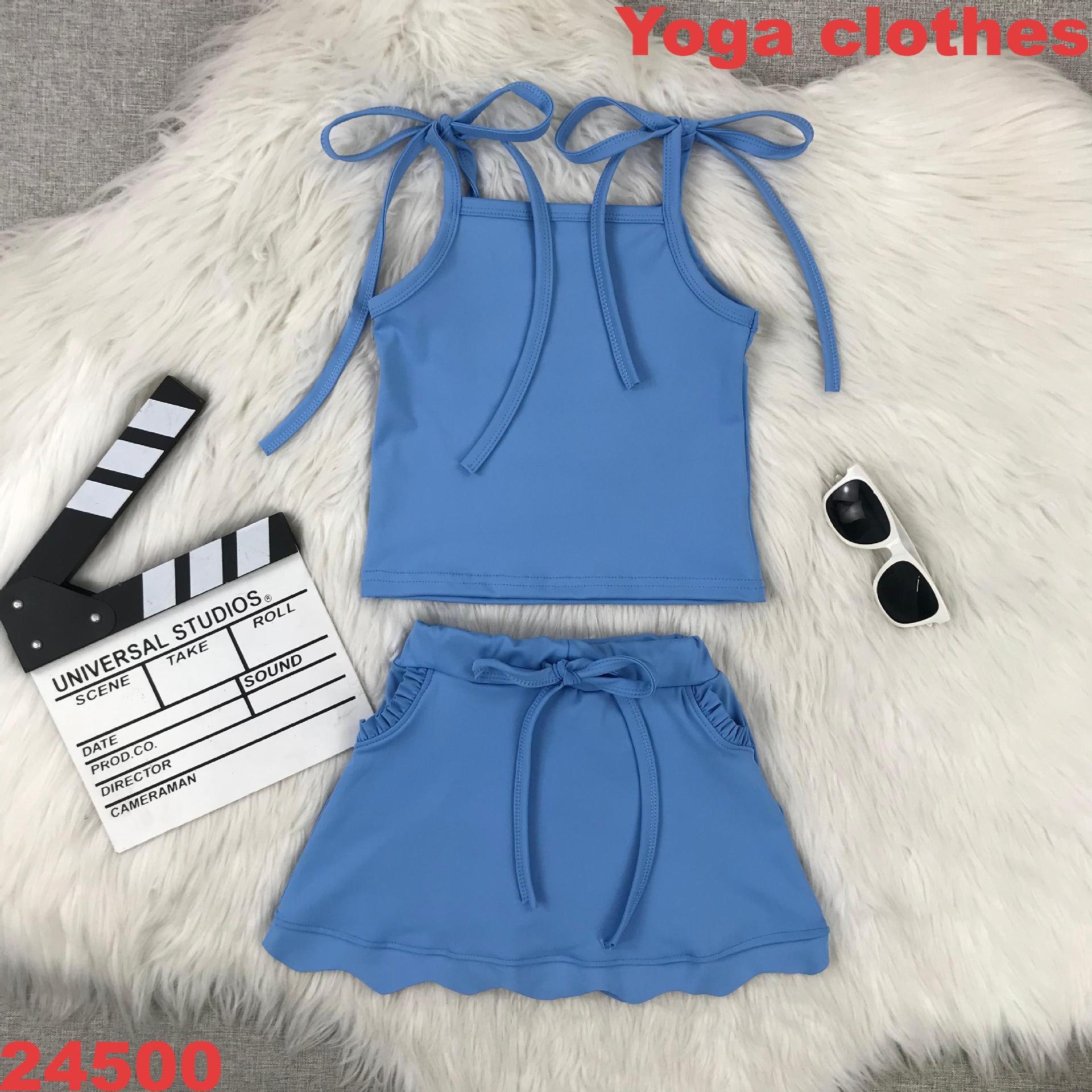 Kids' Blue Yoga Set