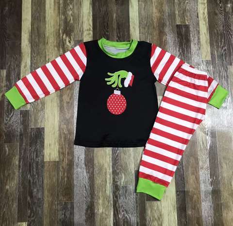 Festive Long Sleeve Christmas Pajama Set