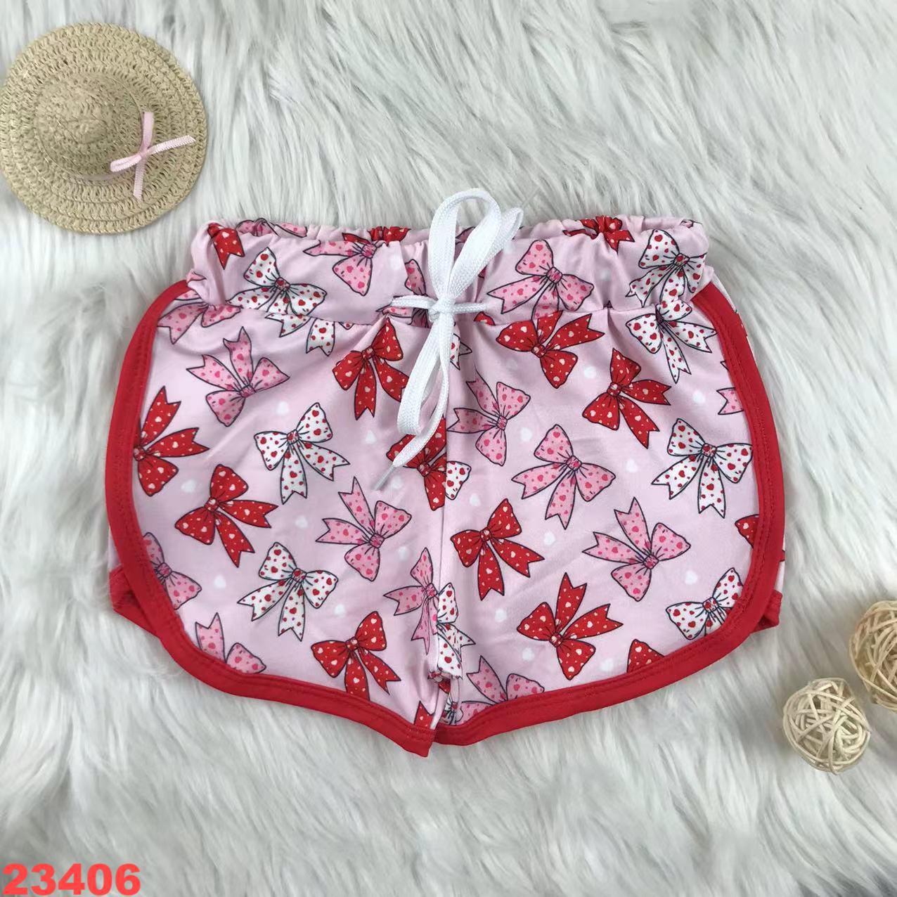 Bow-Themed Kid's Shorts