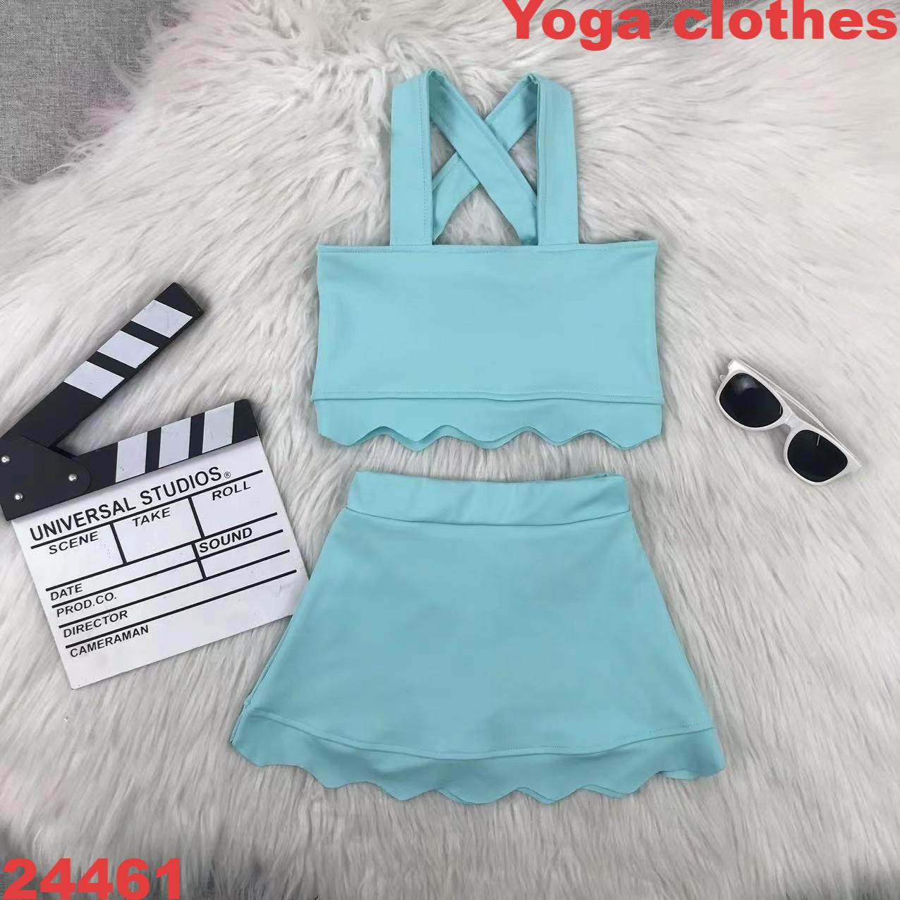 Children's Scalloped Two-Piece Activewear Set