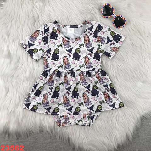 Short Sleeve Romper Dress