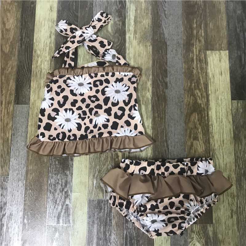 Girls' Floral Halter Top and Ruffle Bloomers Set